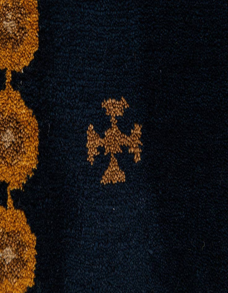 Detail image of 3' x 4' 11  Hand Knotted Gabbeh Wool Rug