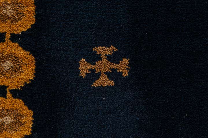 3' x 4' 11 Hand Knotted Gabbeh Wool Rug