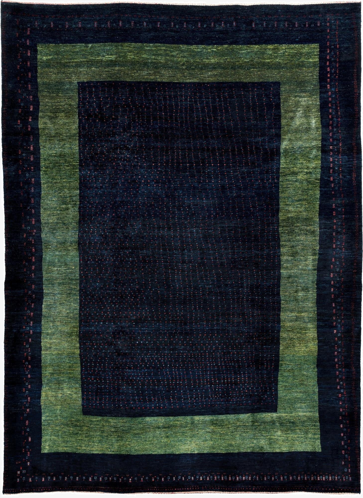 7' 1 x 9' 8 Gabbeh Rug