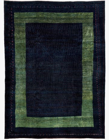 7' 1 x 9' 8 Gabbeh Rug