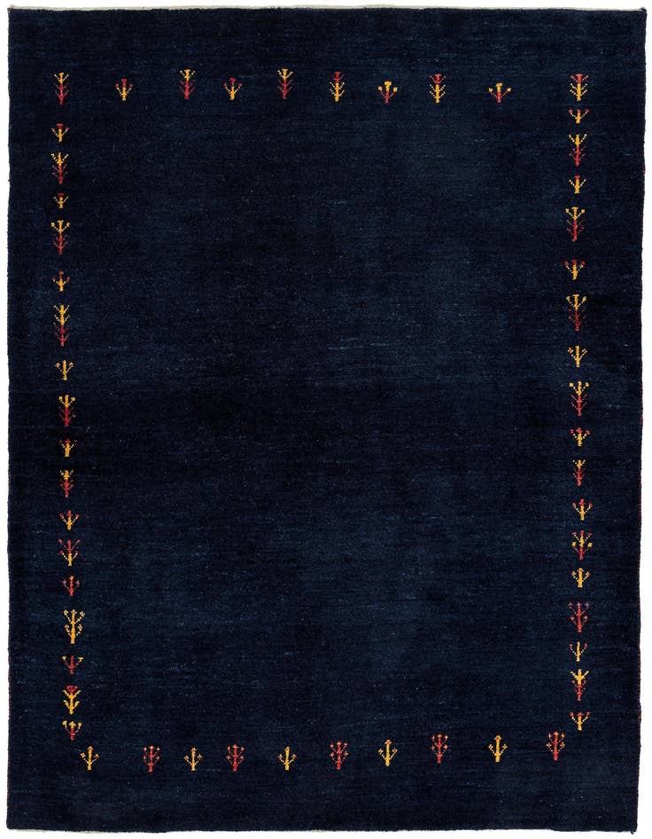 Detail image of 4' 11 x 6' 8 Gabbeh Shouli Rug