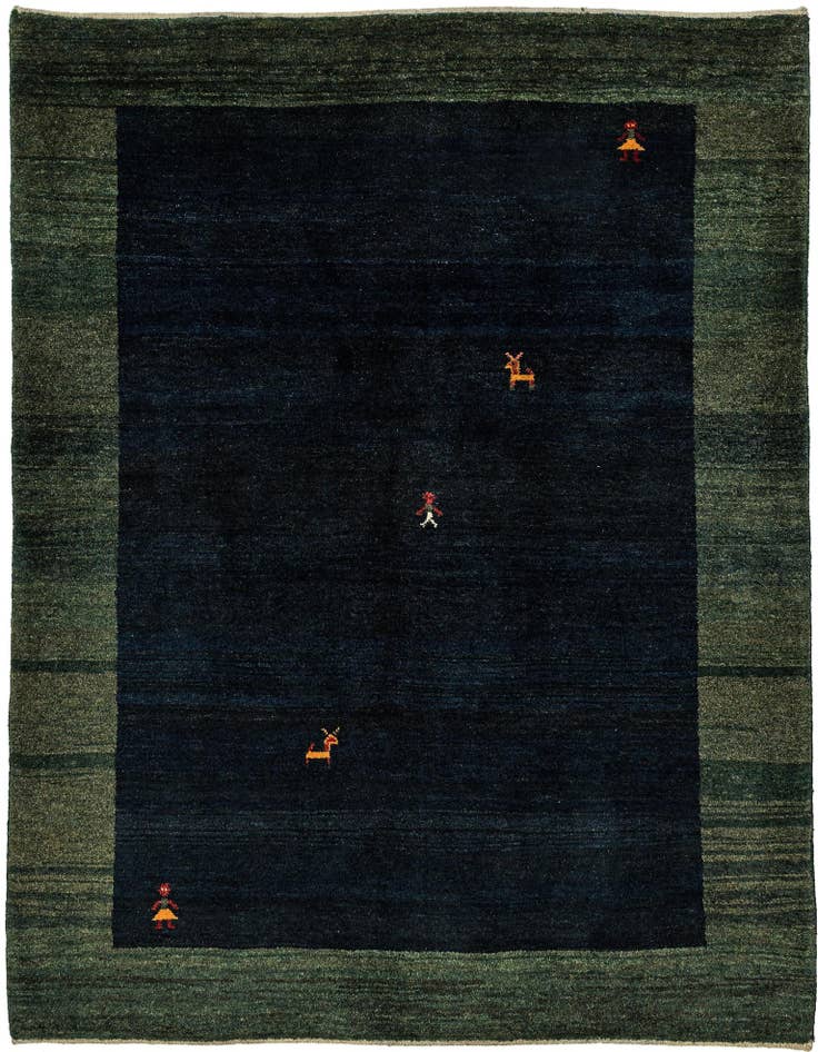 Detail image of 5' 3 x 6' 8 Gabbeh Shouli Rug