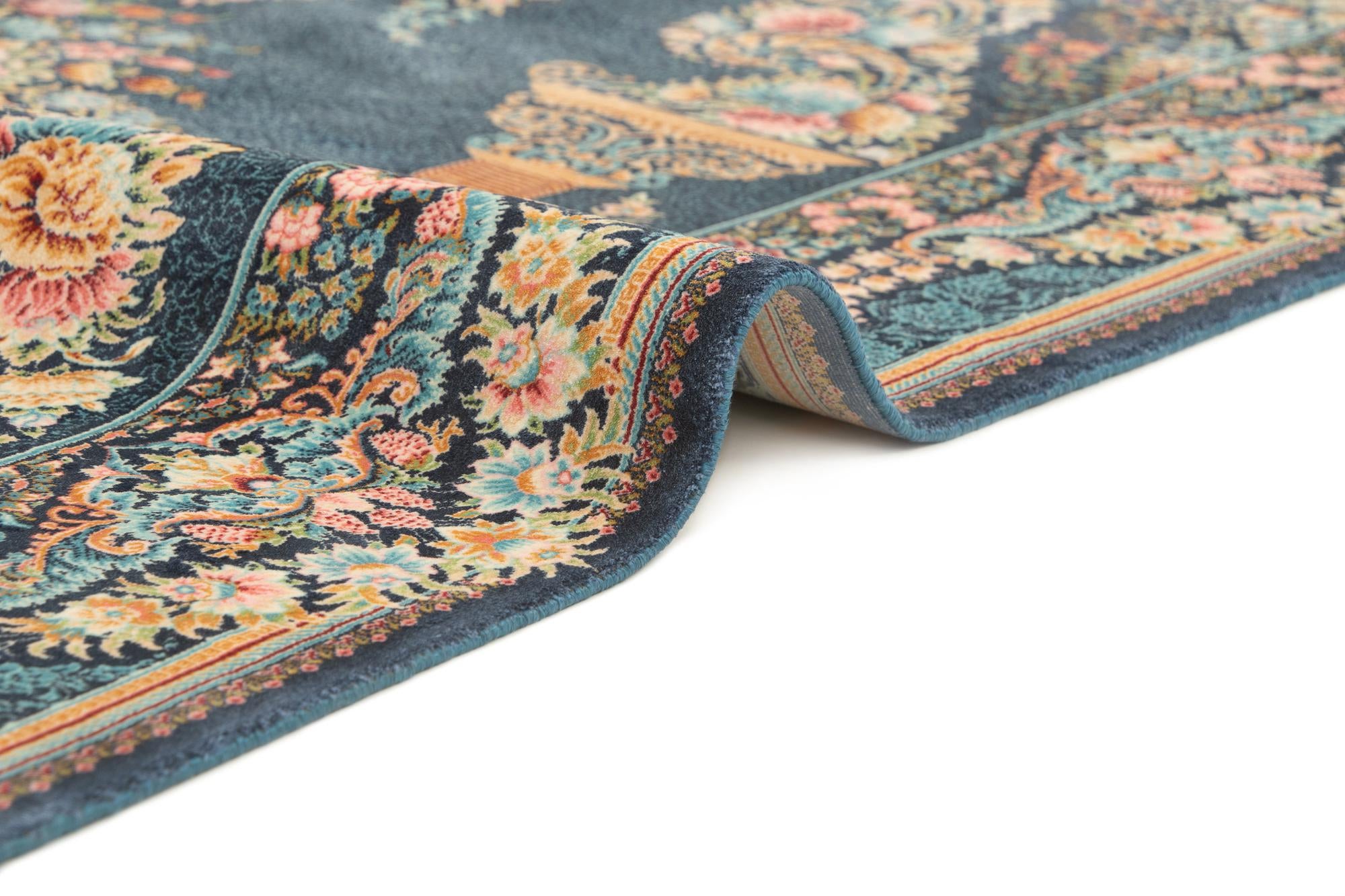 3' 2 x 4' 9 Ghom Design Rug