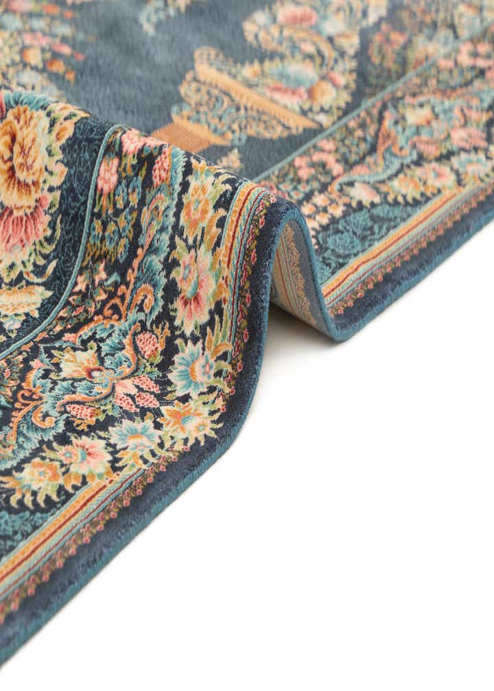 3' 2 x 4' 9 Ghom Design Rug