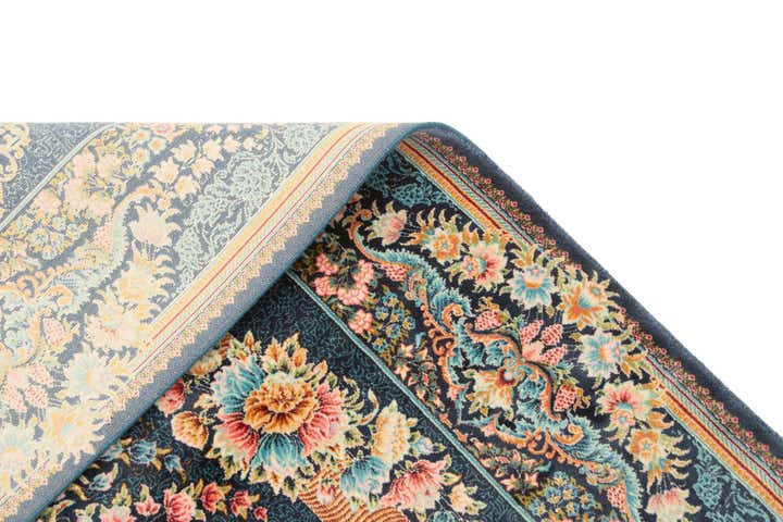 3' 2 x 4' 9 Ghom Design Rug