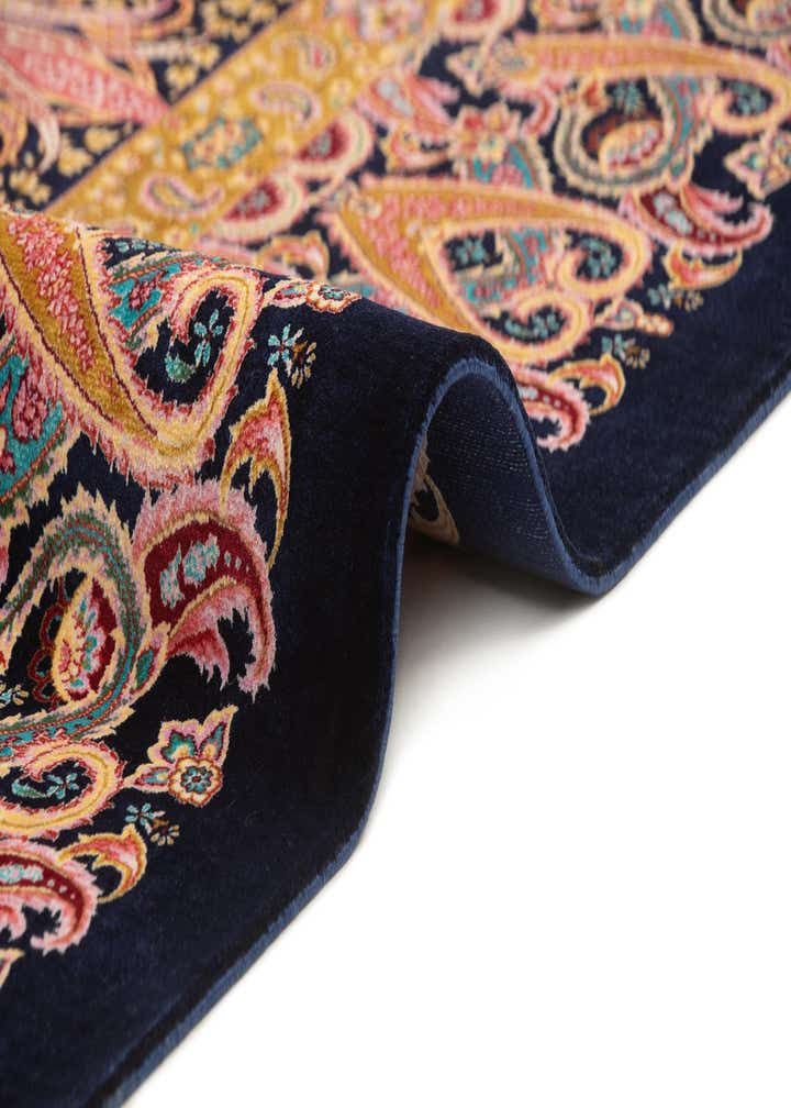 6' 7 x 9' 10 Ghom Design Rug