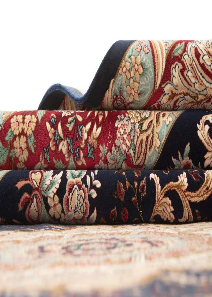 6' 5 x 9' 6 Ghom Design Rug