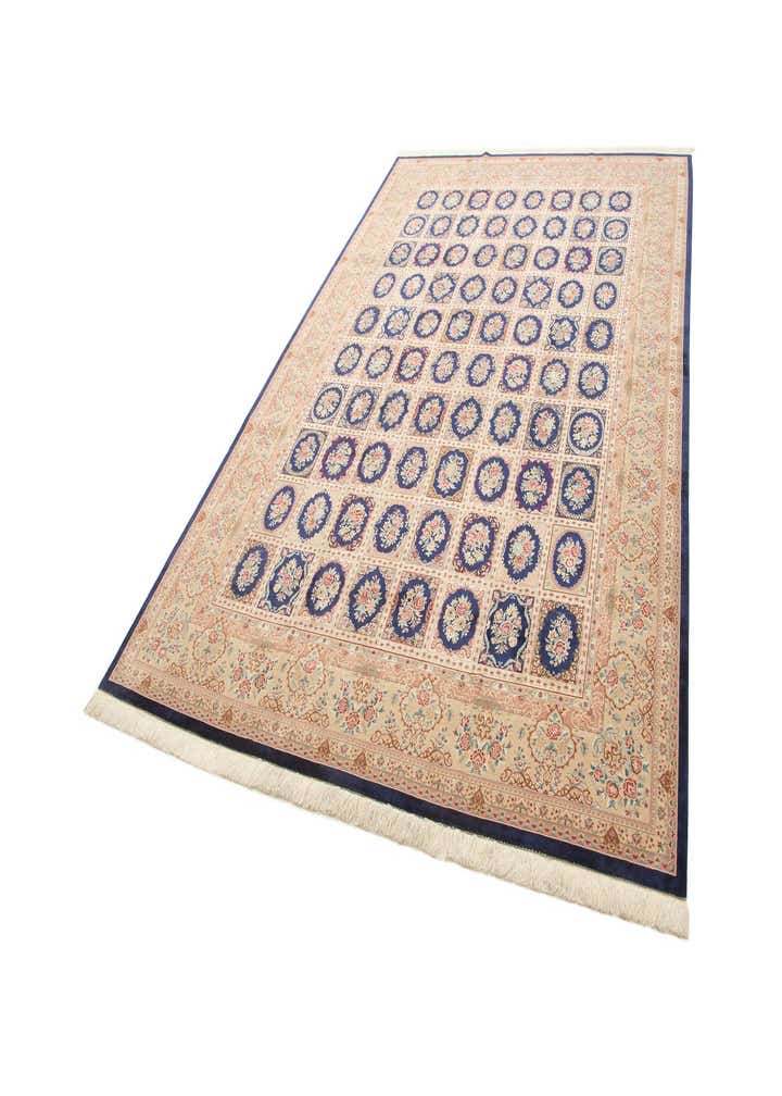 8' x 11' 3 Ghom Design Rug