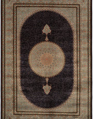 6' 6 x 9' 9 Ghom Design Rug