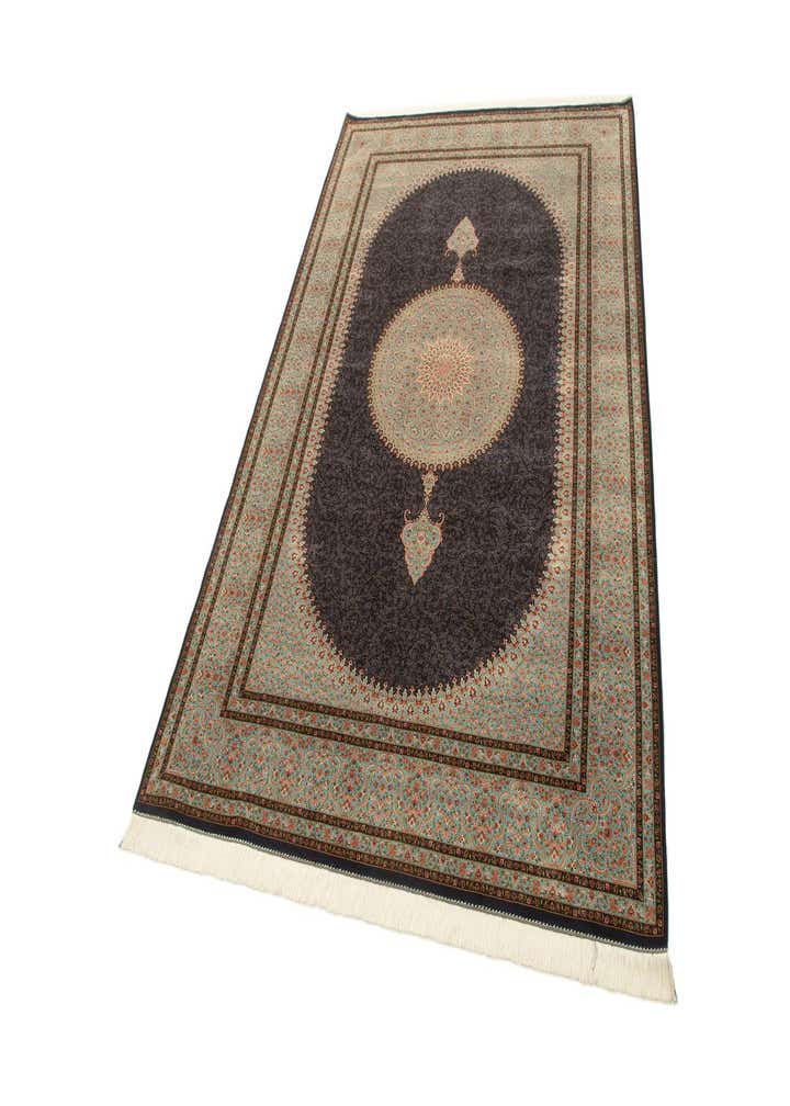 6' 6 x 9' 9 Ghom Design Rug