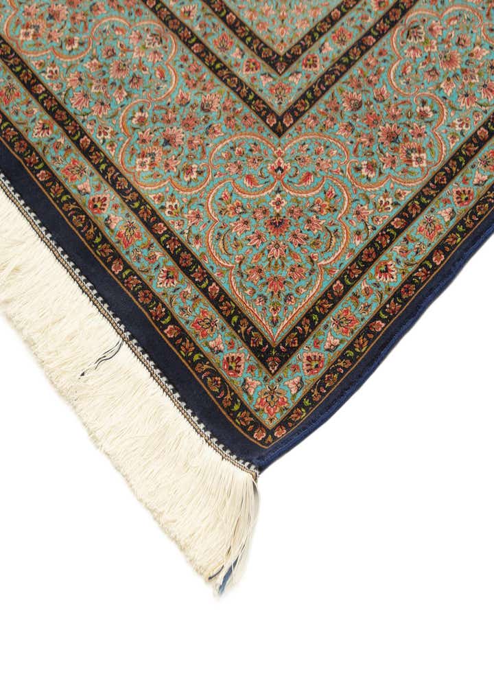 6' 6 x 9' 9 Ghom Design Rug