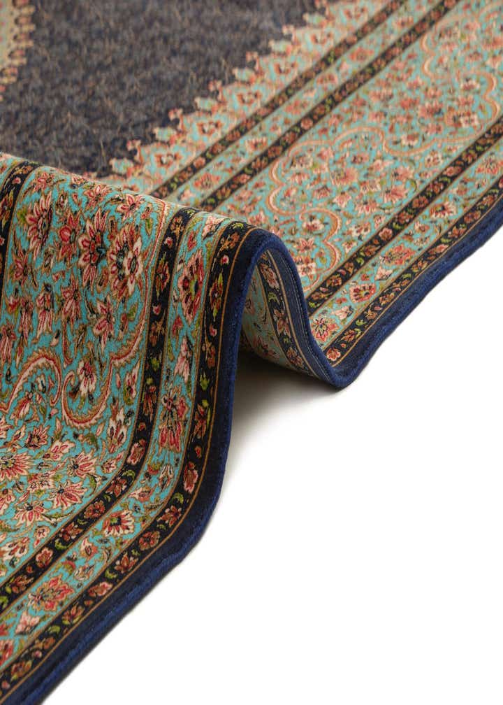 6' 6 x 9' 9 Ghom Design Rug