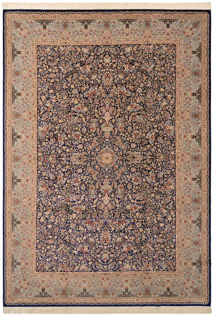 8' x 11' 3 Ghom Design Rug