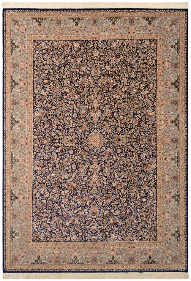 Detail image of 8' x 11' 3 Ghom Design Rug