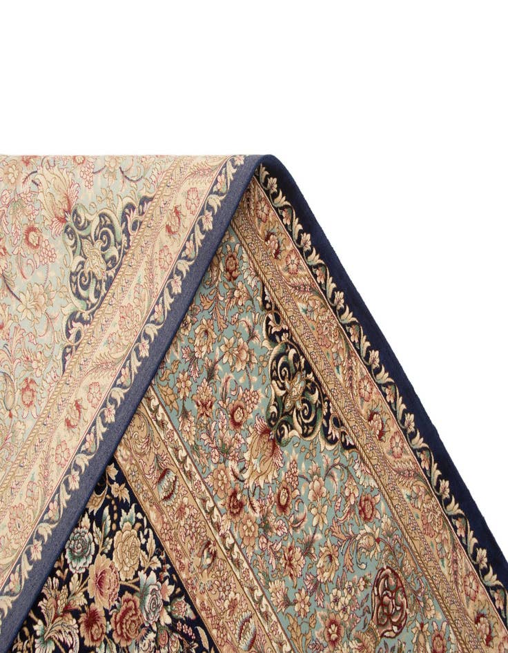 Detail image of 8' x 11' 3 Ghom Design Rug