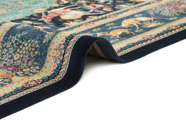6' 6 x 9' 7 Ghom Design Rug