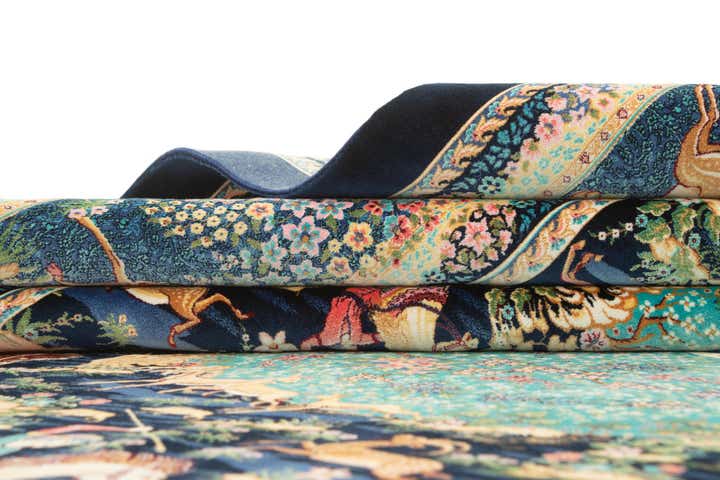 6' 6 x 9' 7 Ghom Design Rug