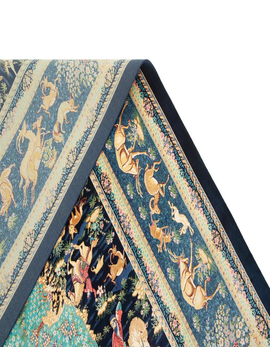 6' 6 x 9' 8 Ghom Design Rug