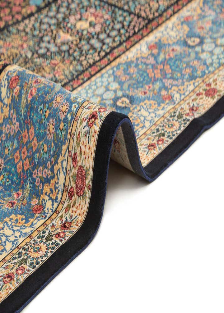 6' 7 x 9' 7 Ghom Design Rug