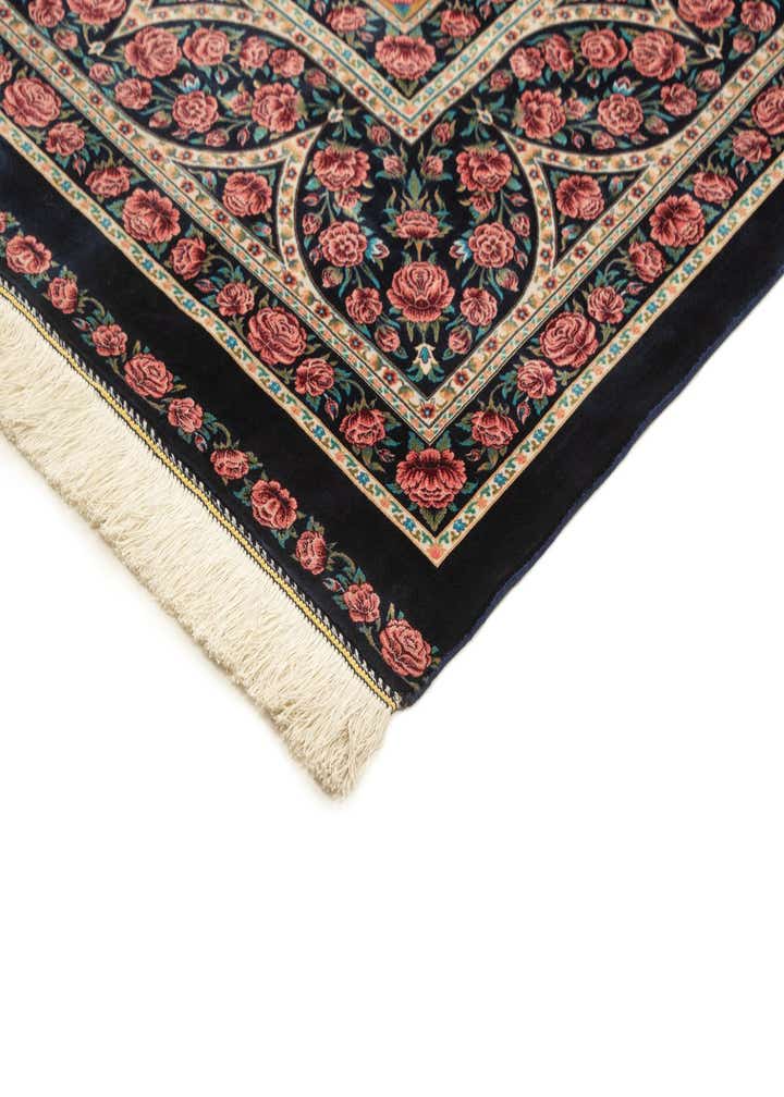 8' x 11' 4 Ghom Design Rug