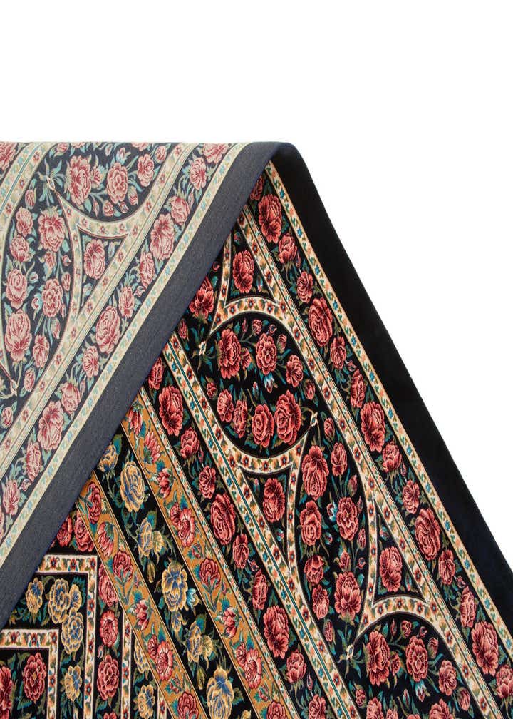 8' x 11' 4 Ghom Design Rug