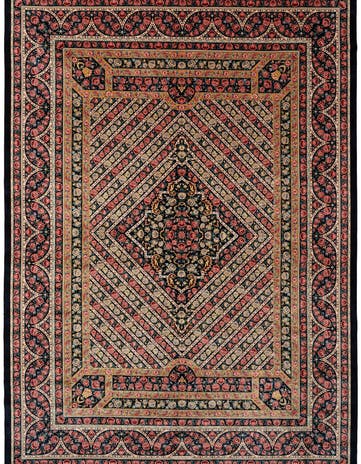 7' 11 x 11' 4 Ghom Design Rug