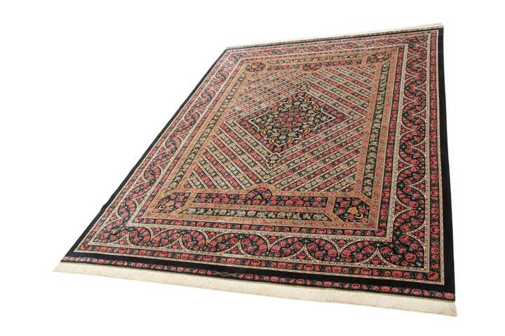 7' 11 x 11' 4 Ghom Design Rug
