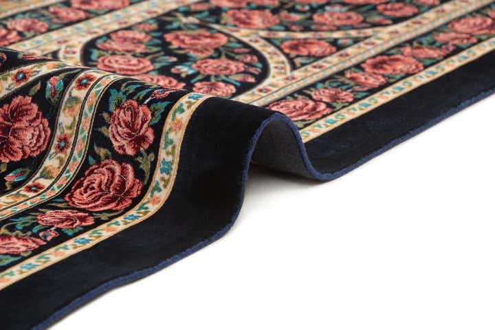 7' 11 x 11' 4 Ghom Design Rug