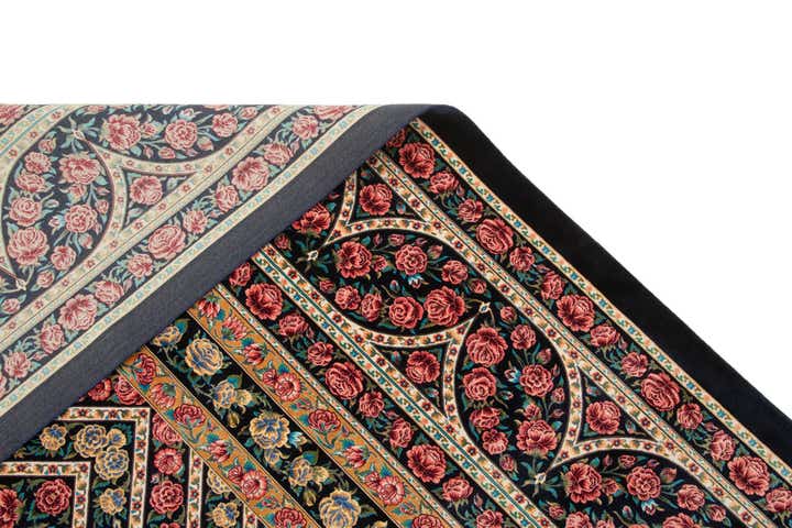 7' 11 x 11' 4 Ghom Design Rug
