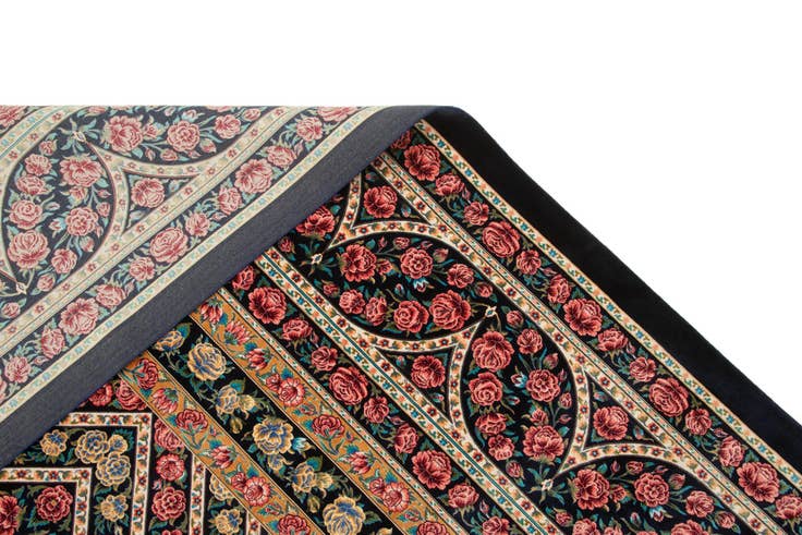 Detail image of 7' 11 x 11' 4 Ghom Design Rug