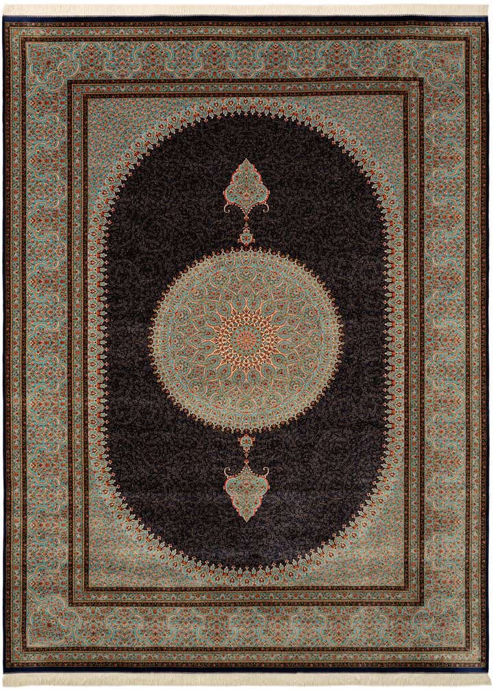 8' x 11' 4 Ghom Design Rug