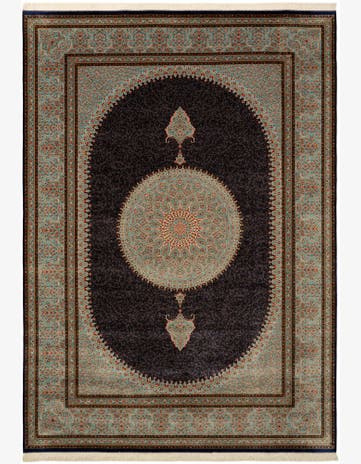 8' x 11' 4 Ghom Design Rug