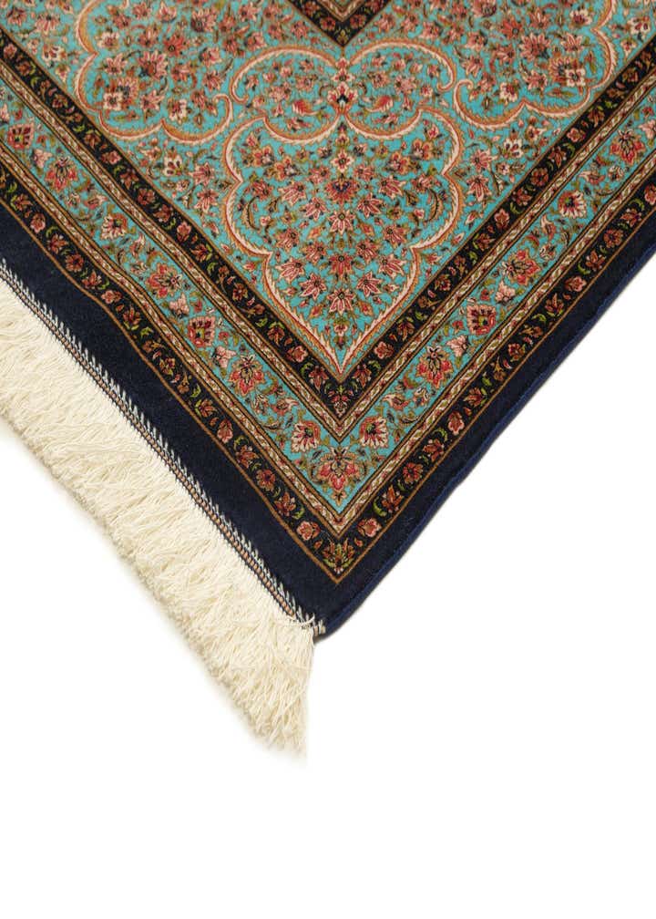 8' x 11' 4 Ghom Design Rug
