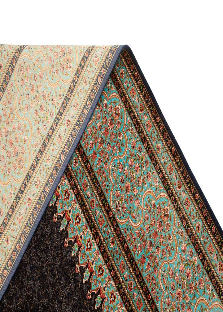 8' x 11' 4 Ghom Design Rug
