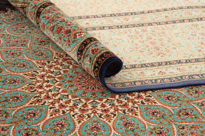 8' x 11' 4 Ghom Design Rug