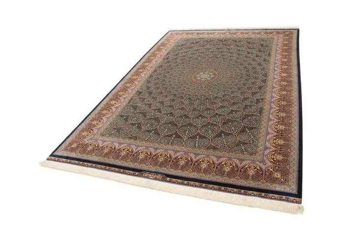 6' 6 x 9' 7 Ghom Design Rug