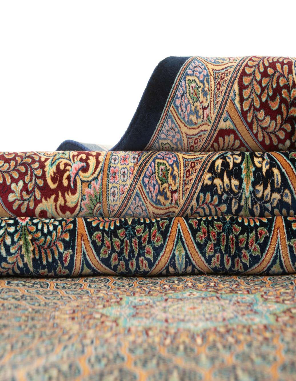 6' 6 x 9' 7 Ghom Design Rug