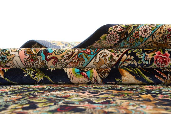 8' 2 x 11' 4 Ghom Design Rug