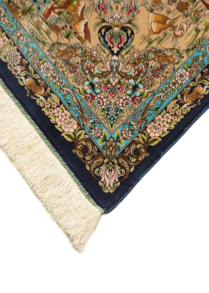 8' 2 x 11' 4 Ghom Design Rug