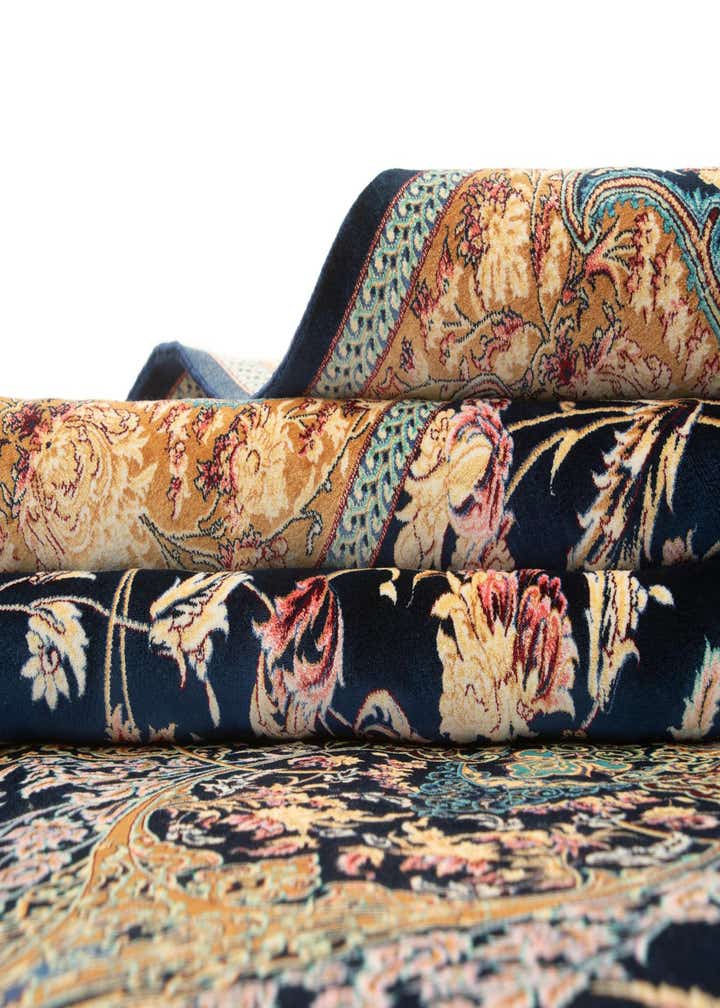 6' 6 x 9' 7 Ghom Design Rug