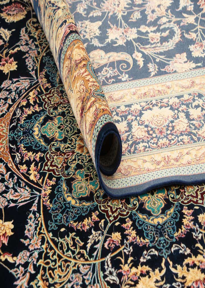 6' 6 x 9' 7 Ghom Design Rug