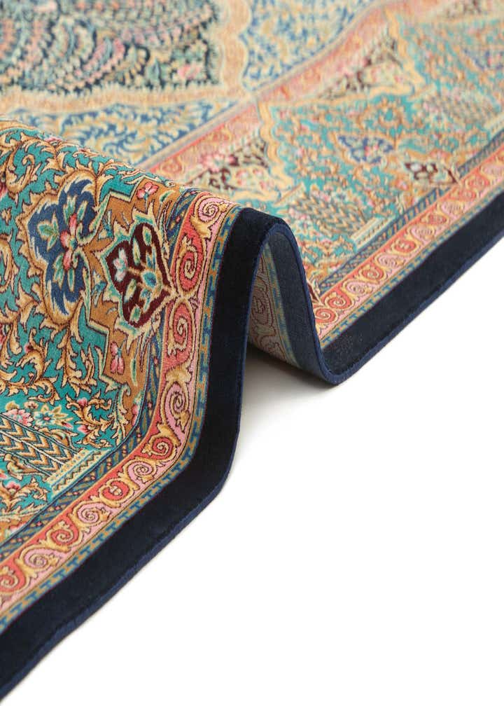 6' 6 x 9' 8 Ghom Design Rug