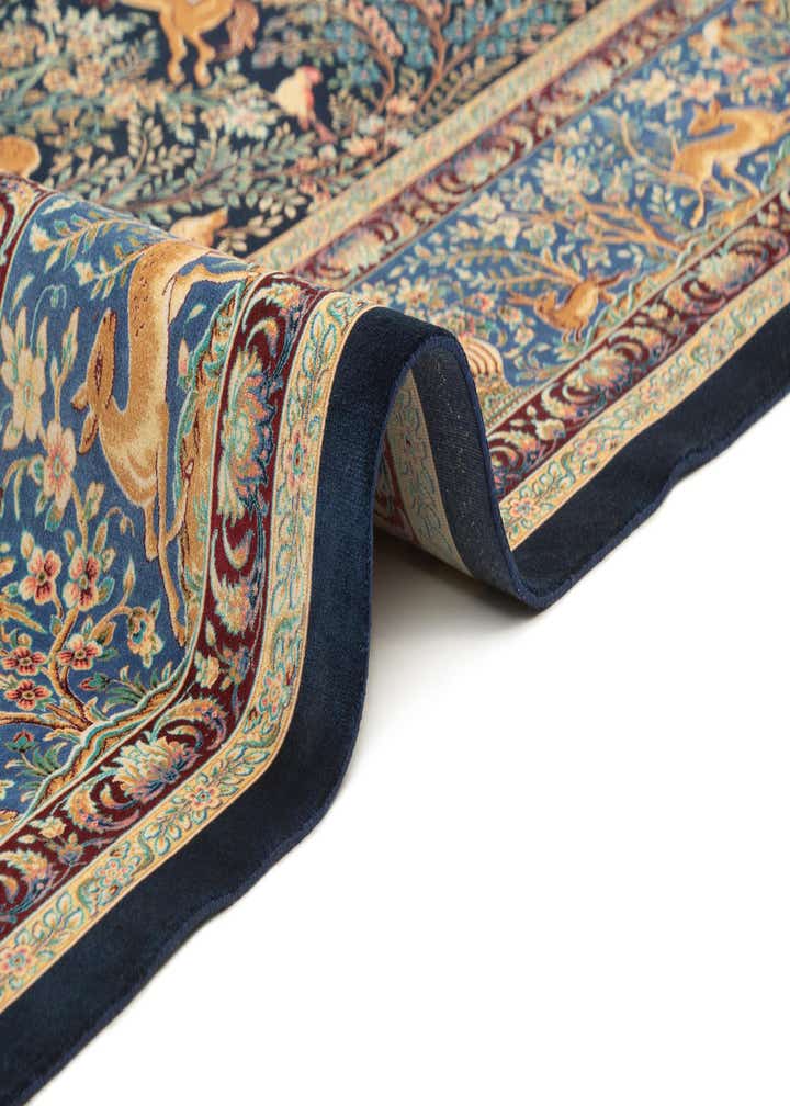 6' 6 x 9' 6 Ghom Design Rug