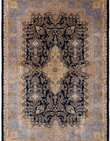 6' 6 x 9' 7 Ghom Design Rug