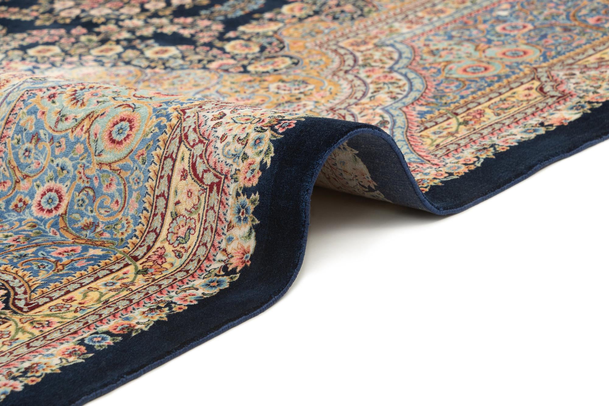 6' 6 x 9' 7 Ghom Design Rug