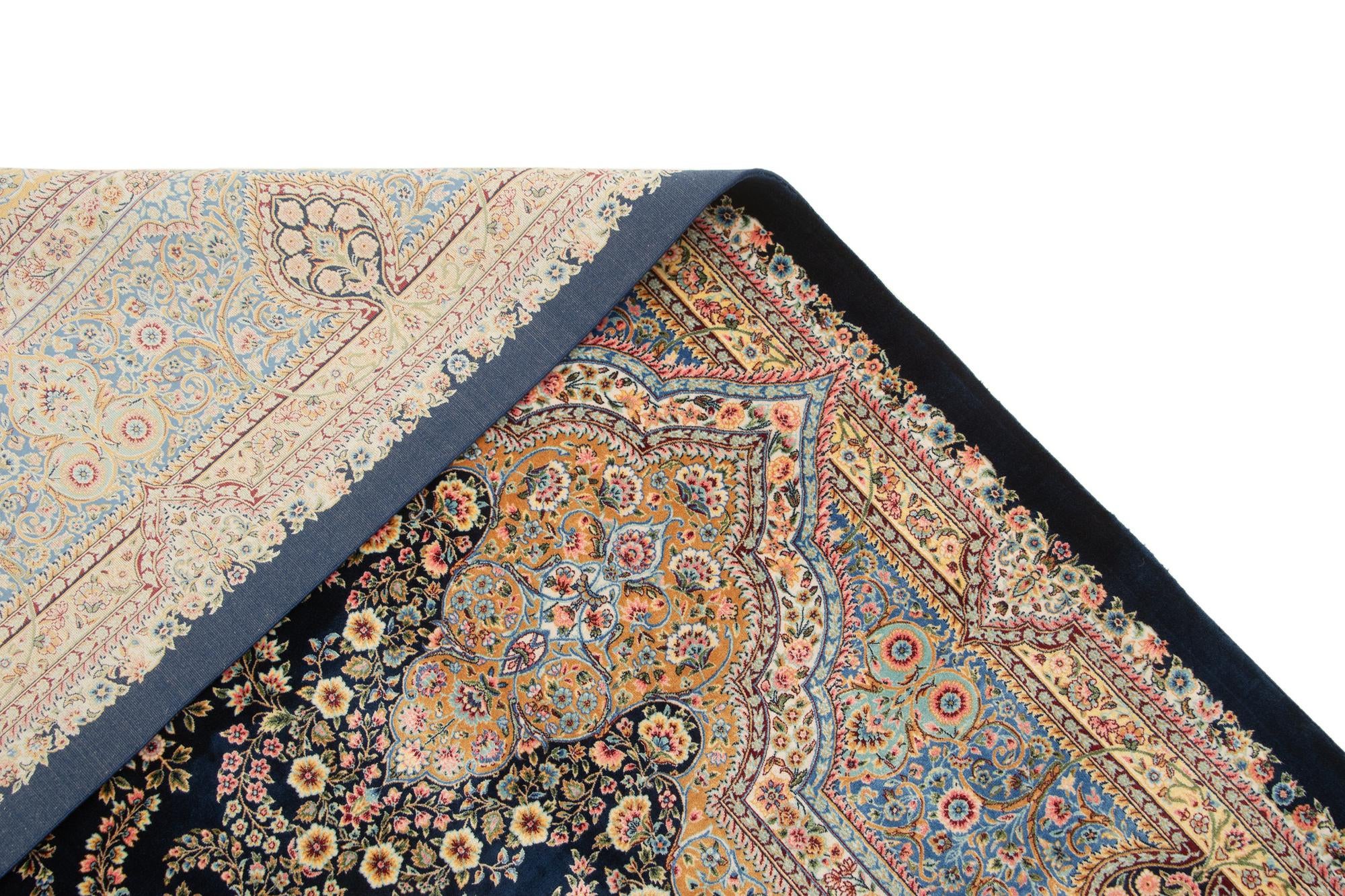 6' 6 x 9' 7 Ghom Design Rug
