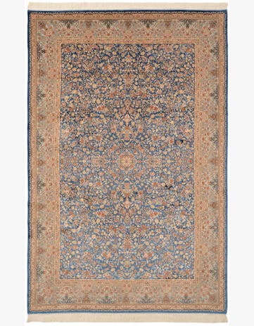 6' 5 x 9' 7 Ghom Design Rug