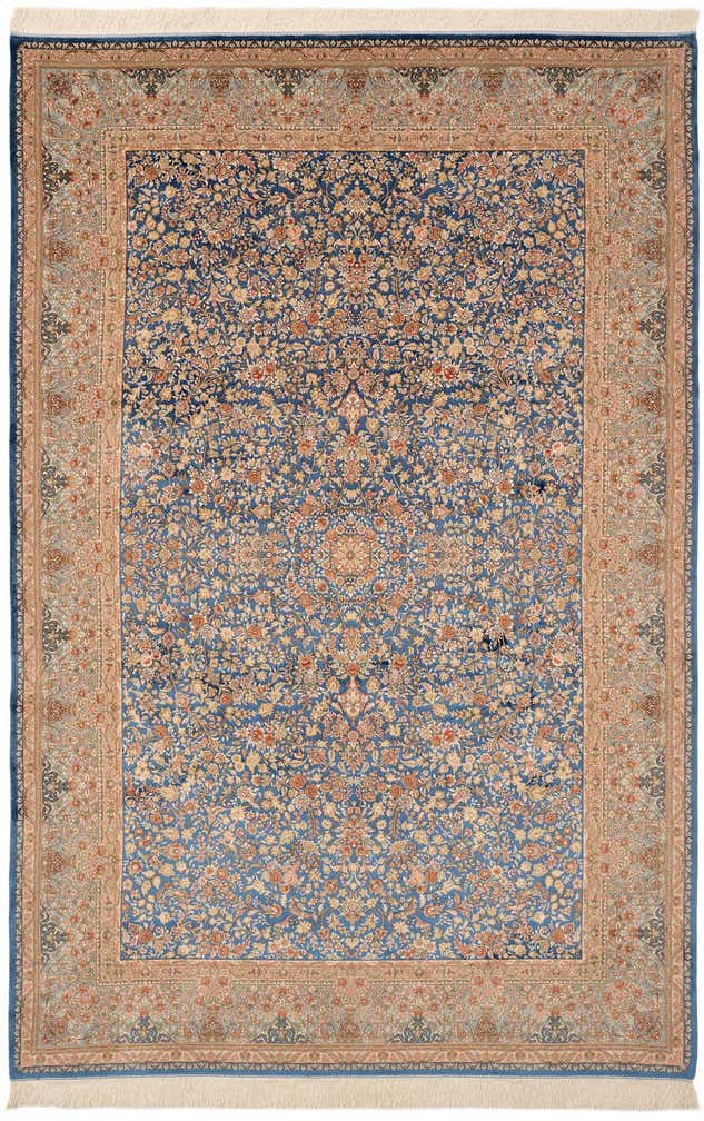 6' 5 x 9' 7 Ghom Design Rug