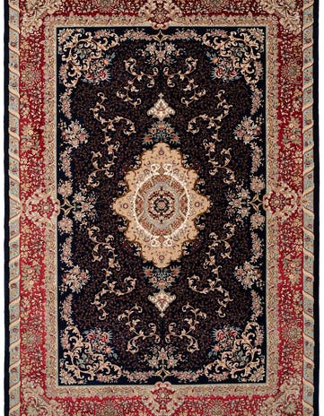 6' 6 x 9' 7 Ghom Design Rug