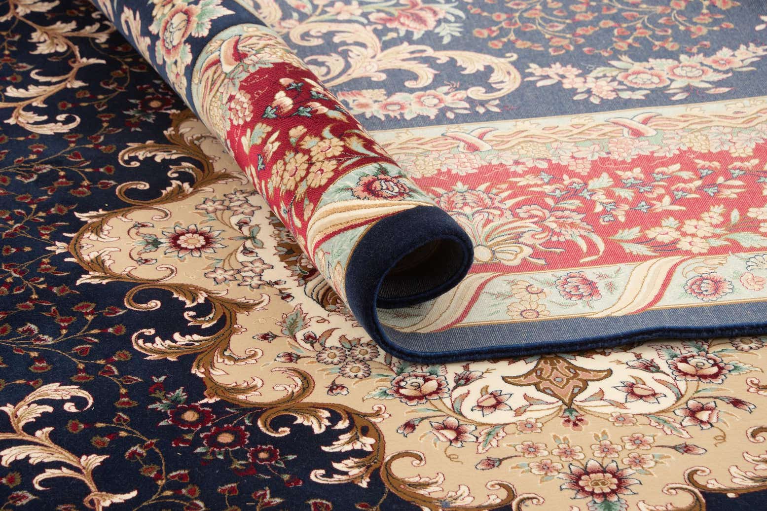 6' 6 x 9' 7 Ghom Design Rug